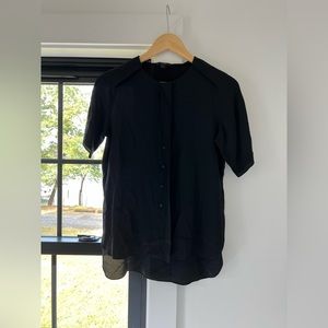 COS Short Sleeve Silk Shirt